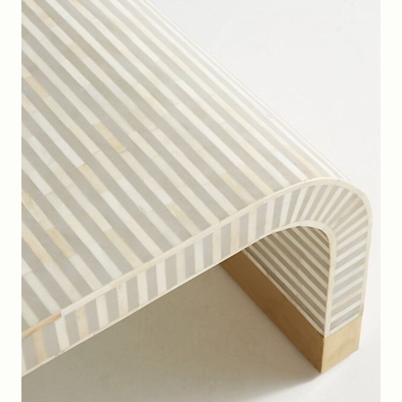 Bone Inlay coffee table - Picture 3 of 5